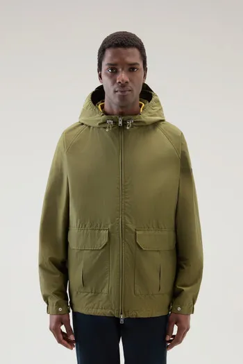 Giacca Cruiser in Ramar Cloth con cappuccio                                                                                     
