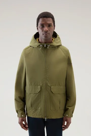 Giacca Cruiser in Ramar Cloth con cappuccio                                                                                     