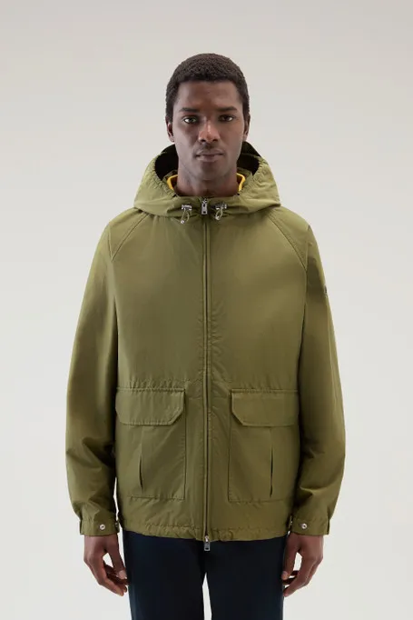 Giacca Cruiser in Ramar Cloth con cappuccio                                                                                     