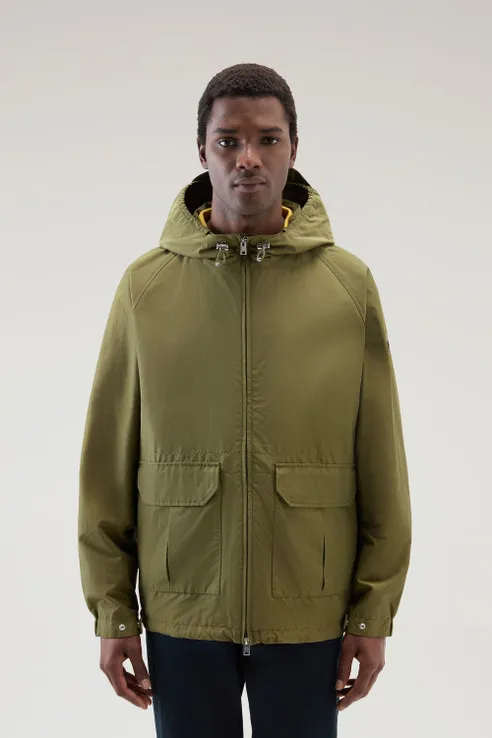 Giacca Cruiser in Ramar Cloth con cappuccio                                                                                     