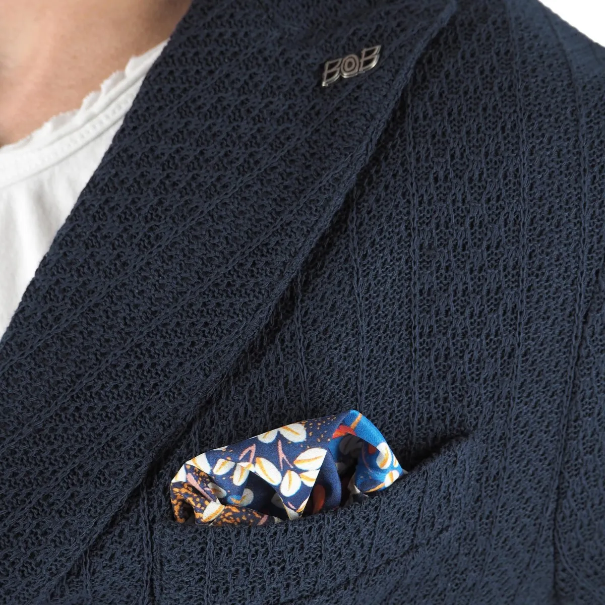 Giacca Doppiopetto In Maglia