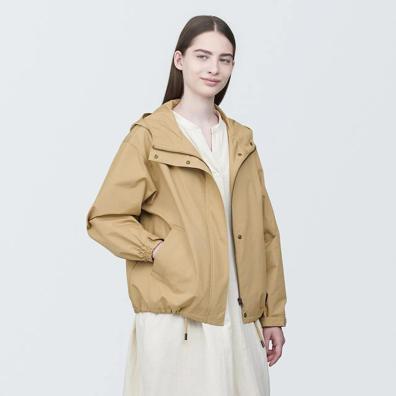 Giacca idrorepellente con cappuccio 24S