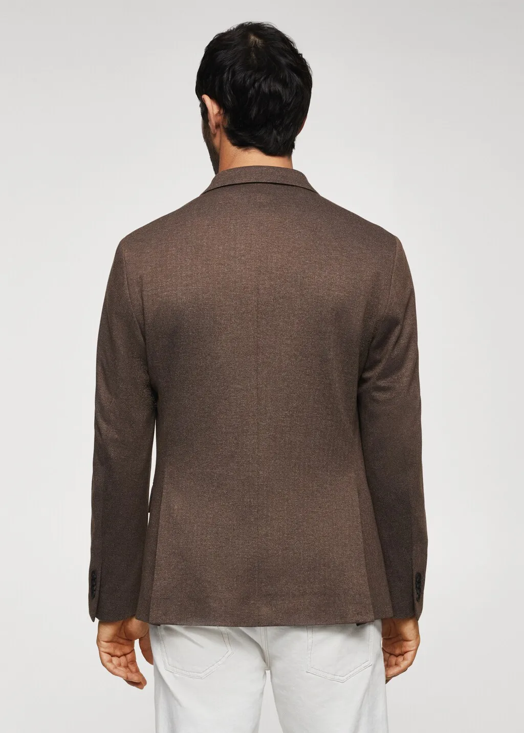 Giacca slim-fit spigata