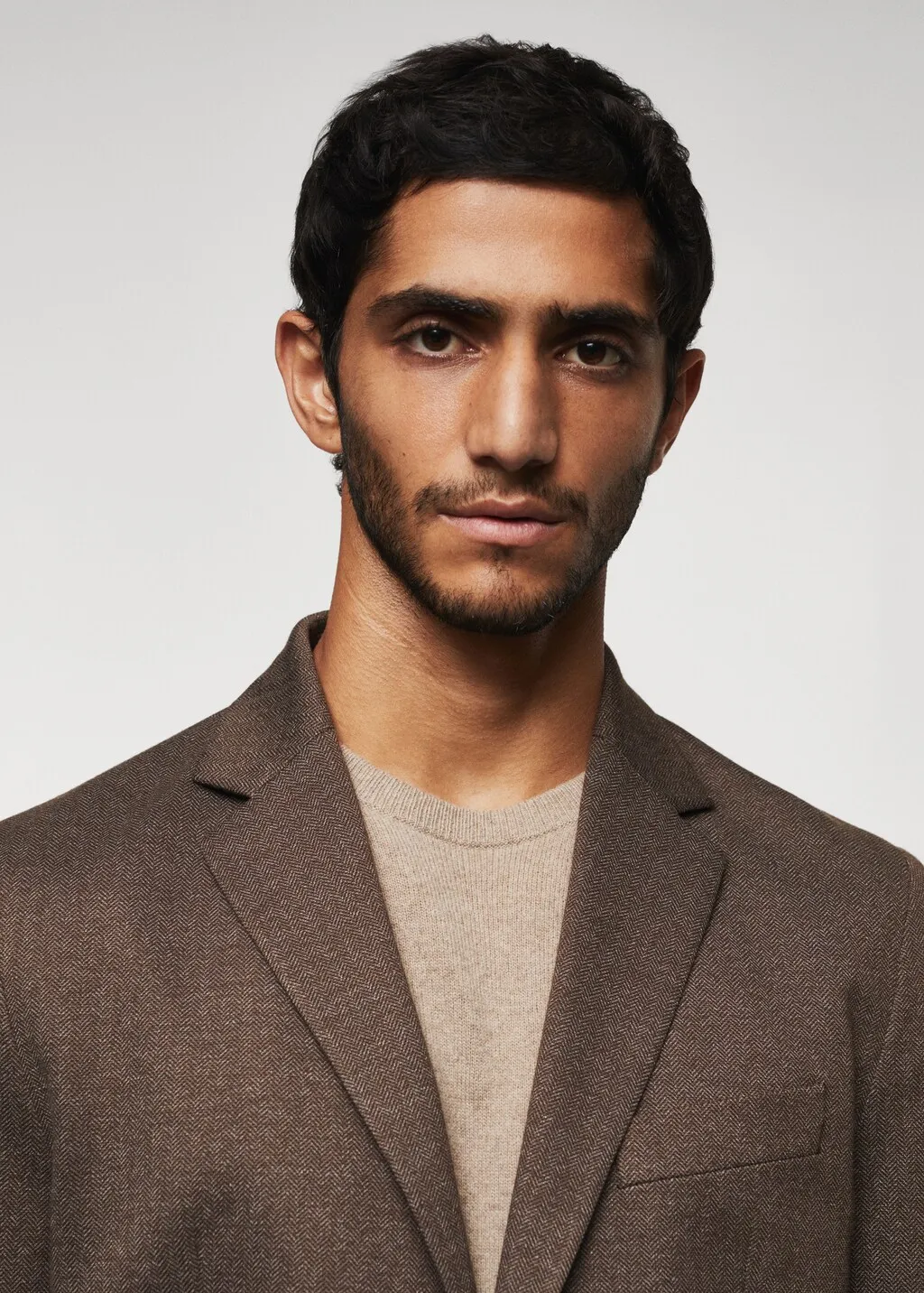 Giacca slim-fit spigata