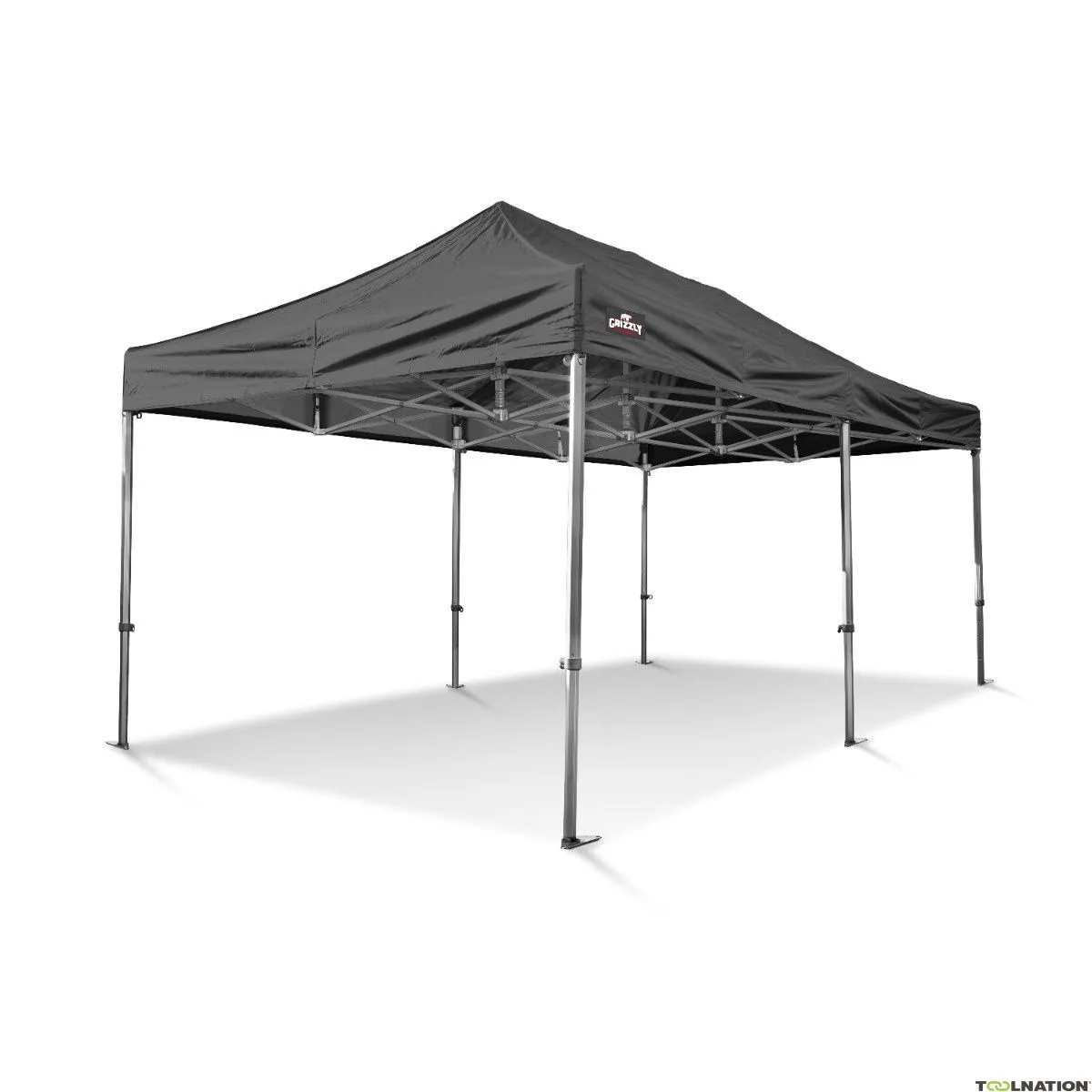 Grizzly Outdoor GOW5036Z GO-WORK50 Tenda da lavoro 3x6 m Nero