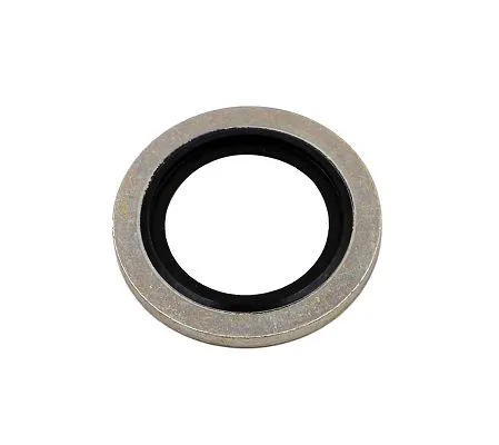 Guarnizioni di tenuta Hutchinson Le Joint Français in Gomma: DF851 e rondella: acciaio dolce, Ø int. 24.26mm, Ø est.
