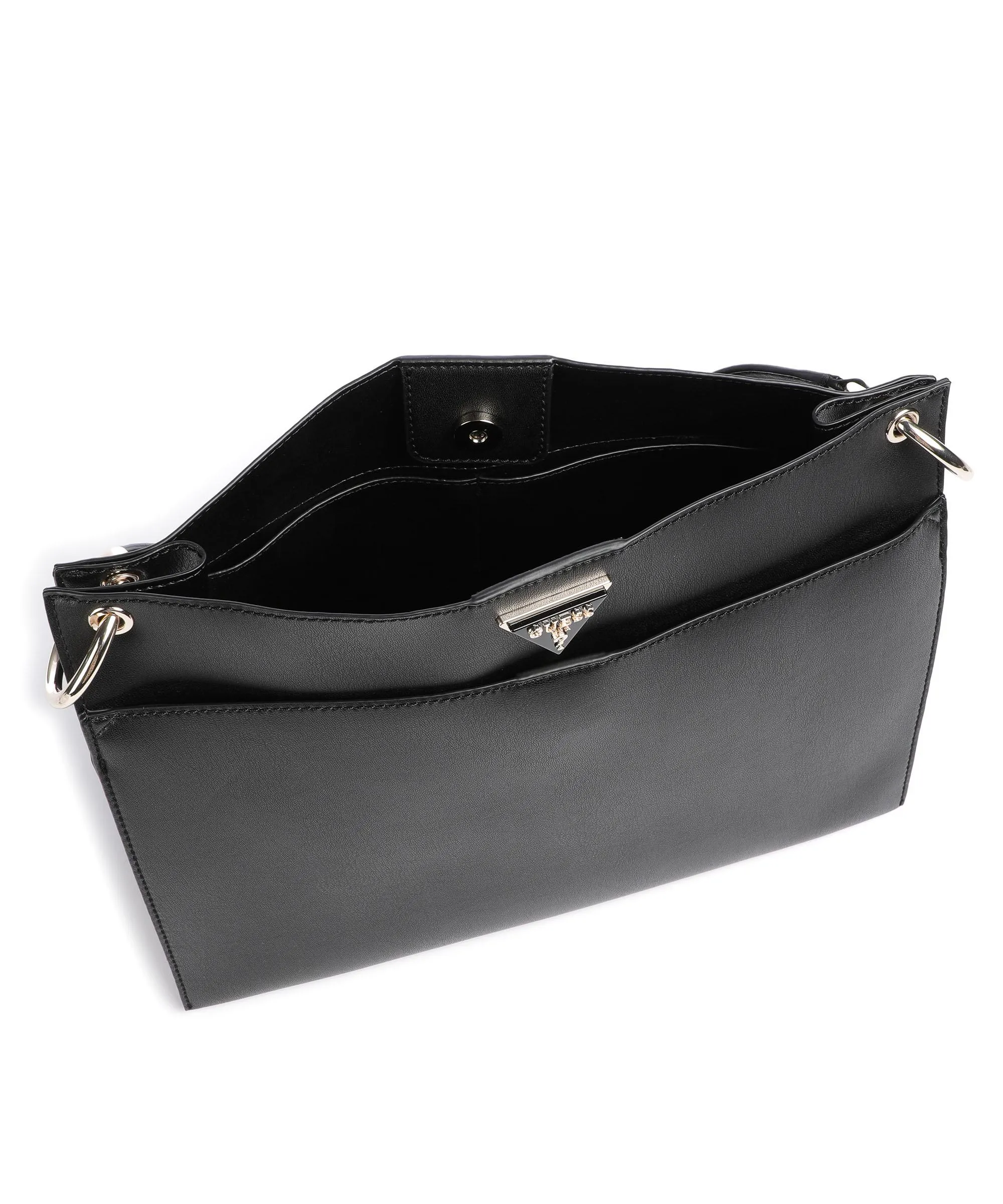  Guess Basilea Borsa shopper pelle sintetica nero  