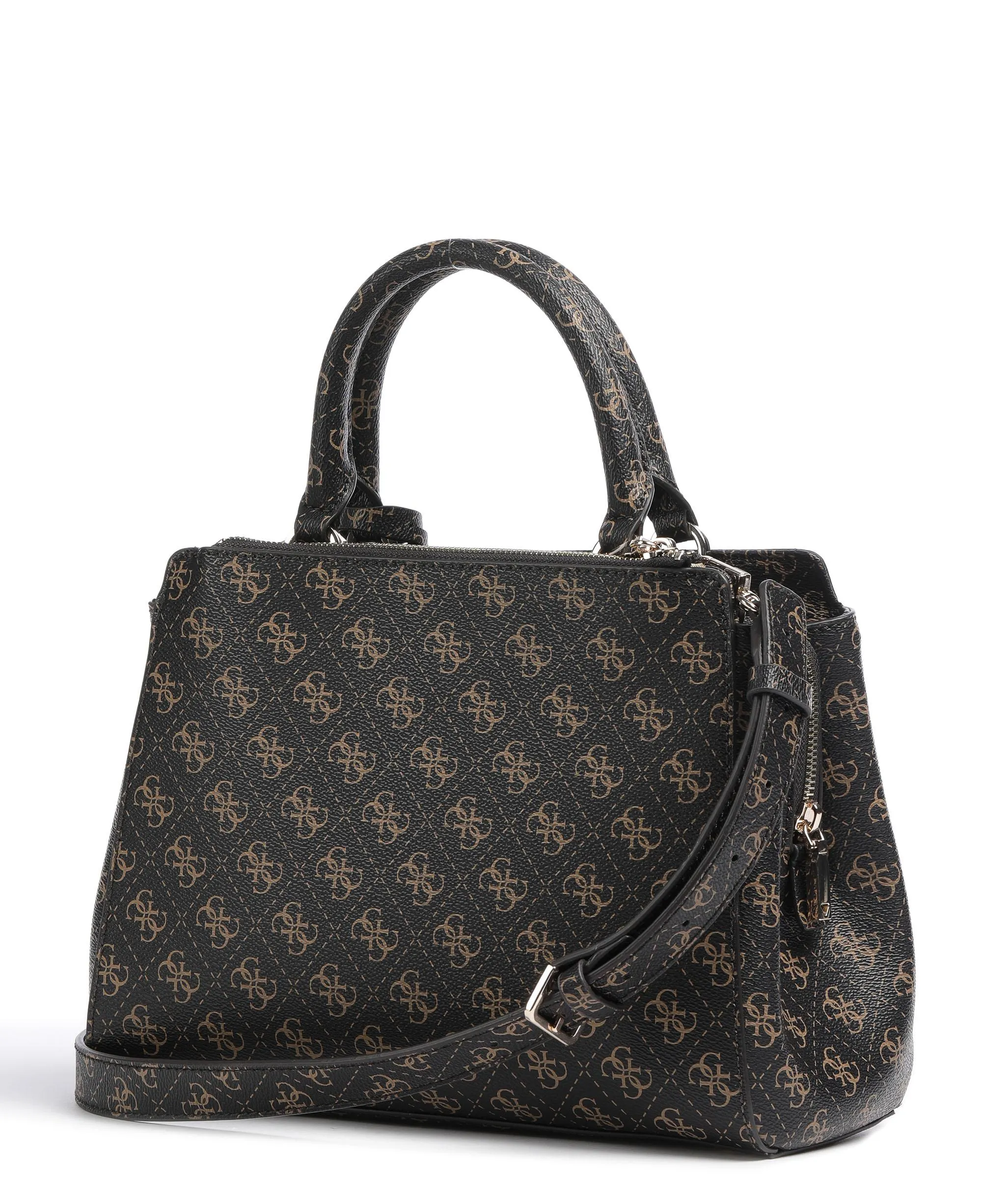  Guess Elements Eco Borsa a mano pelle sintetica marrone scuro  