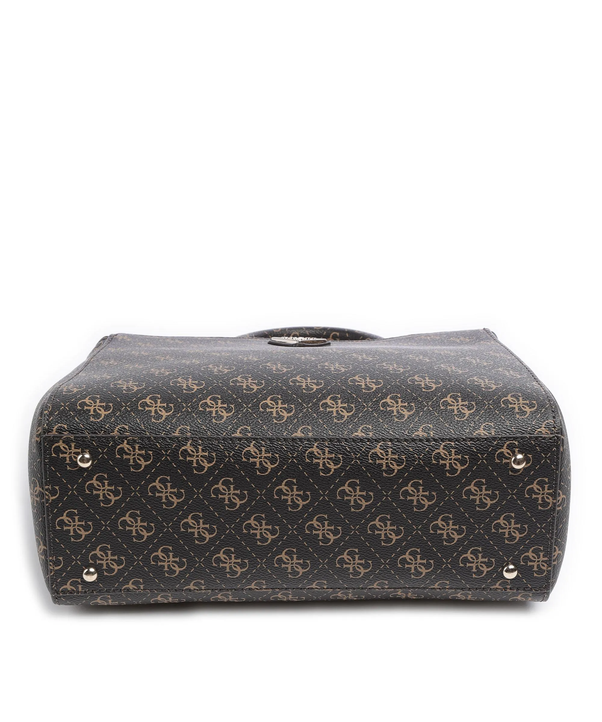  Guess Elements Eco Borsa a mano pelle sintetica marrone scuro  