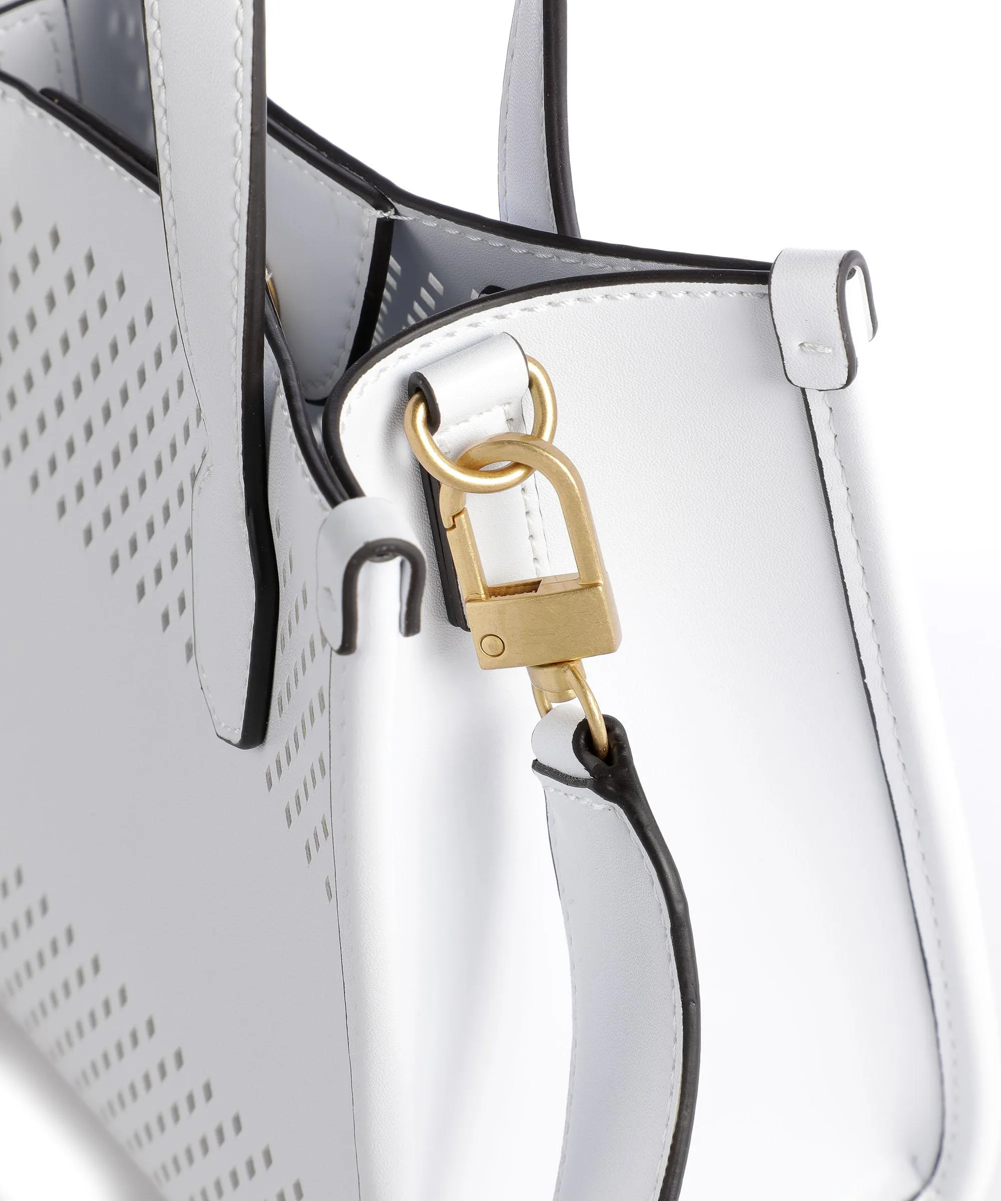  Guess Katey Borsa a mano pelle sintetica bianco  