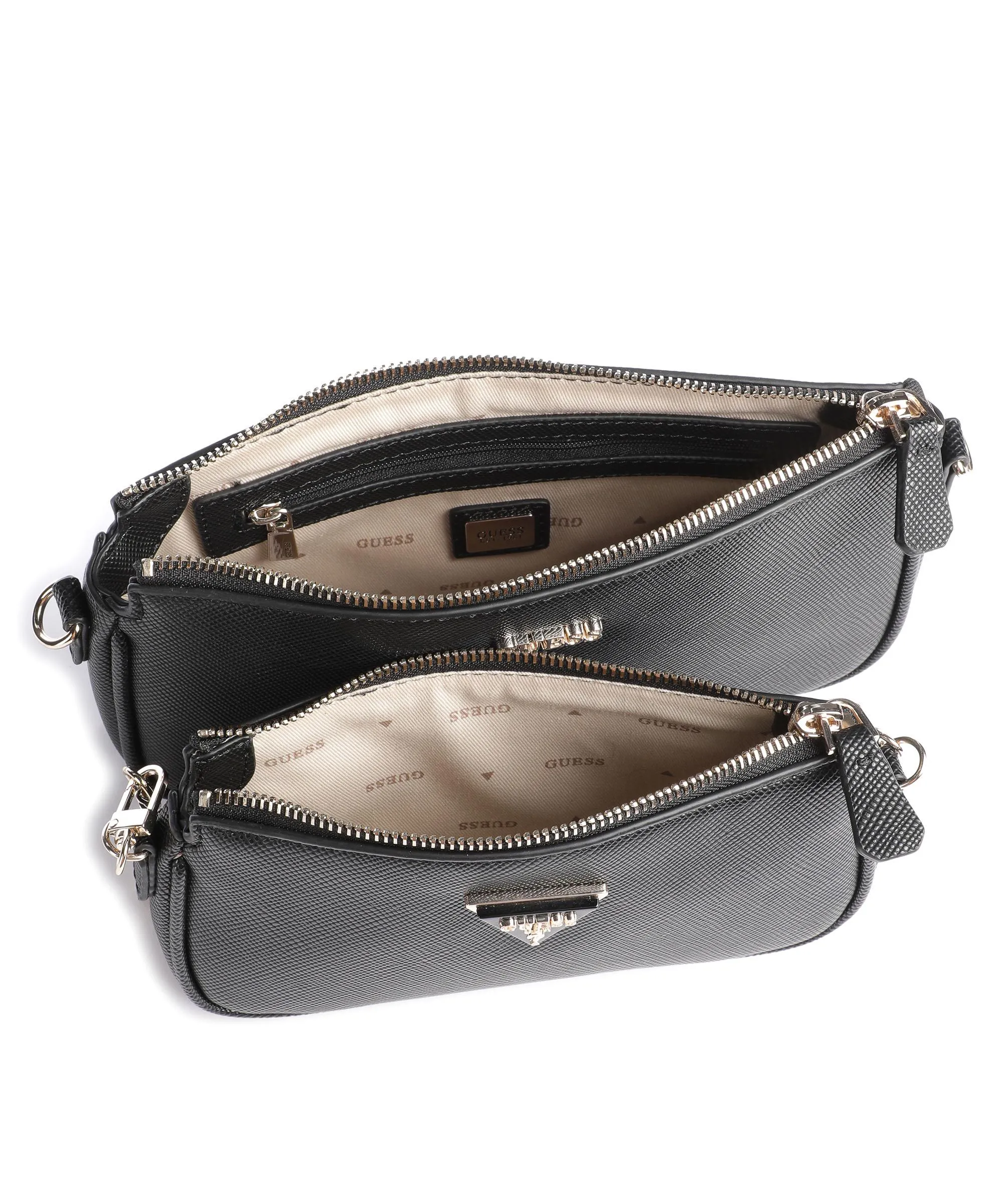  Guess Noelle Borsa a spalla pelle sintetica nero  