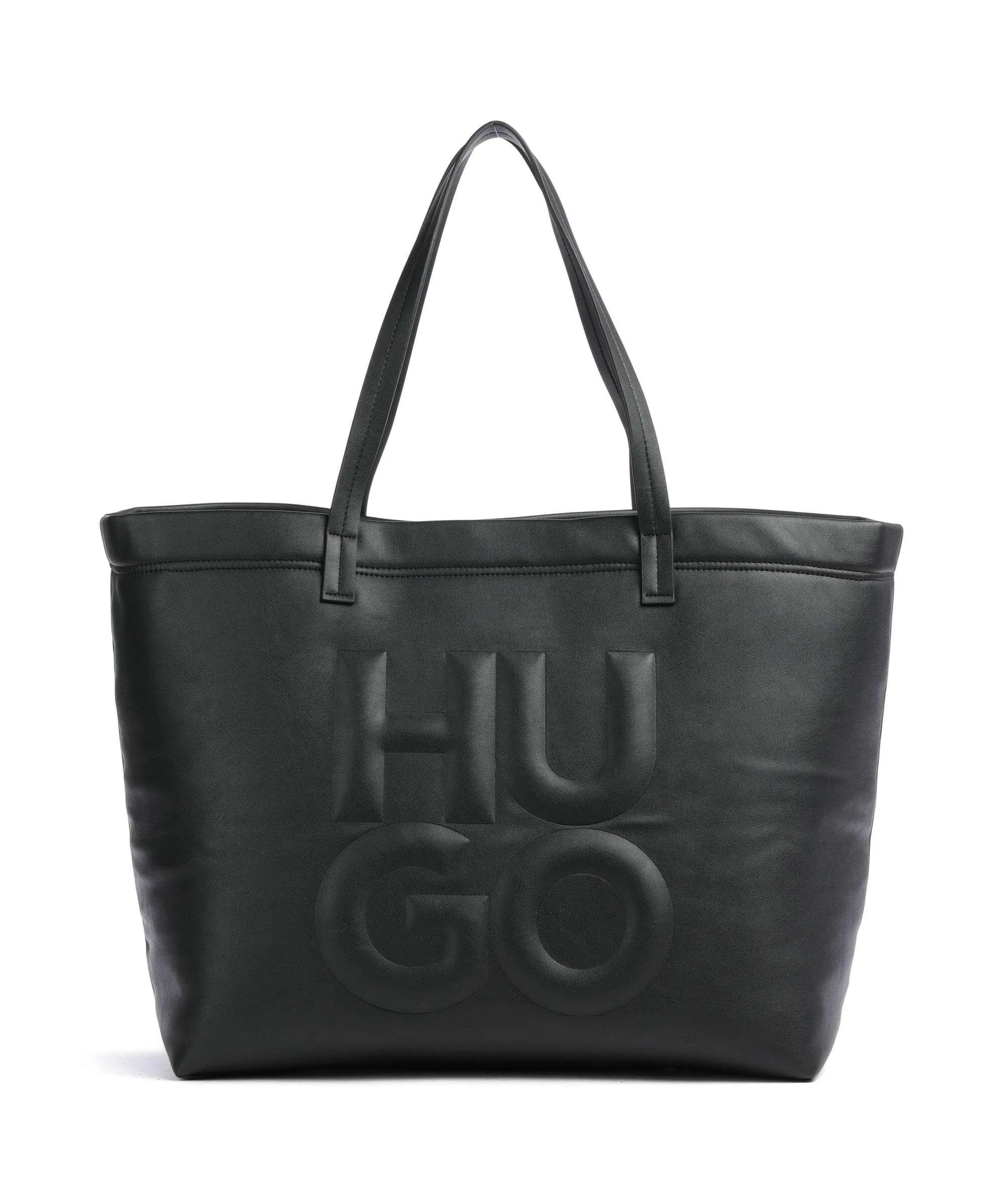  Hugo Bel Borsa shopper poliestere riciclato, poliuretano nero  