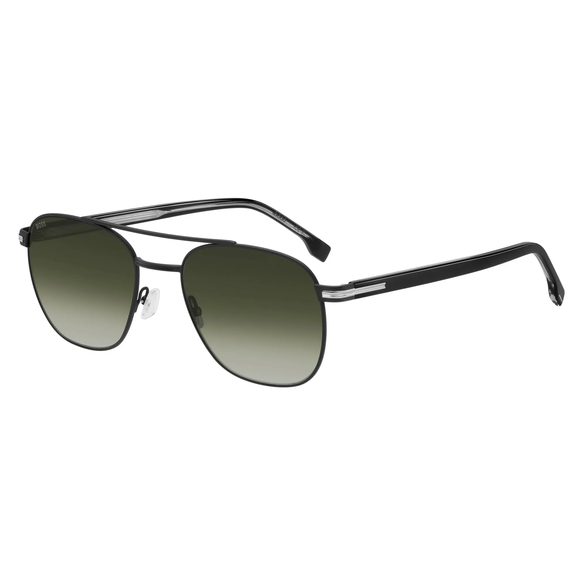   Hugo Boss 1723/S - K87 9K Argento Opaco Nero | Occhiale Da Sole Uomo 