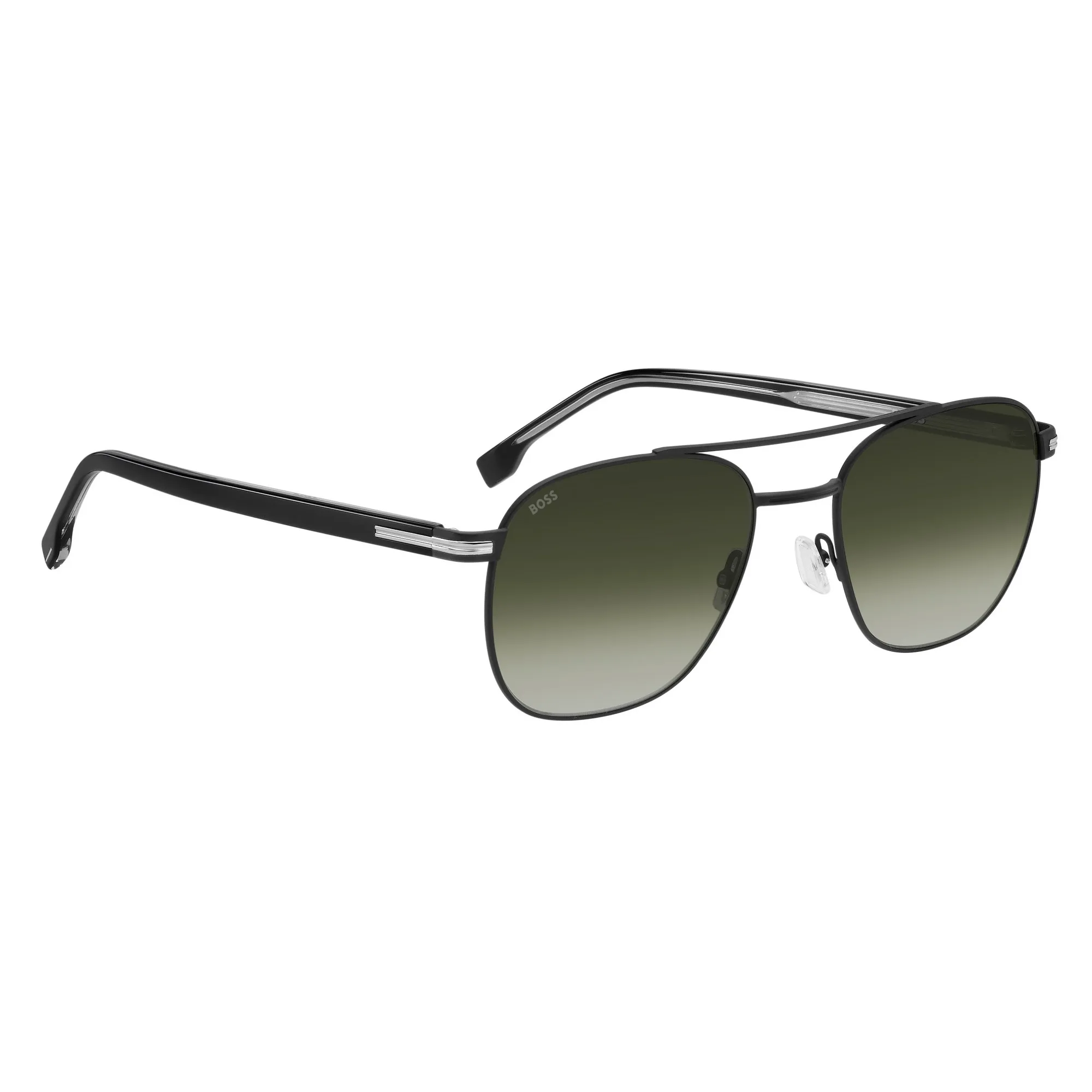   Hugo Boss 1723/S - K87 9K Argento Opaco Nero | Occhiale Da Sole Uomo 