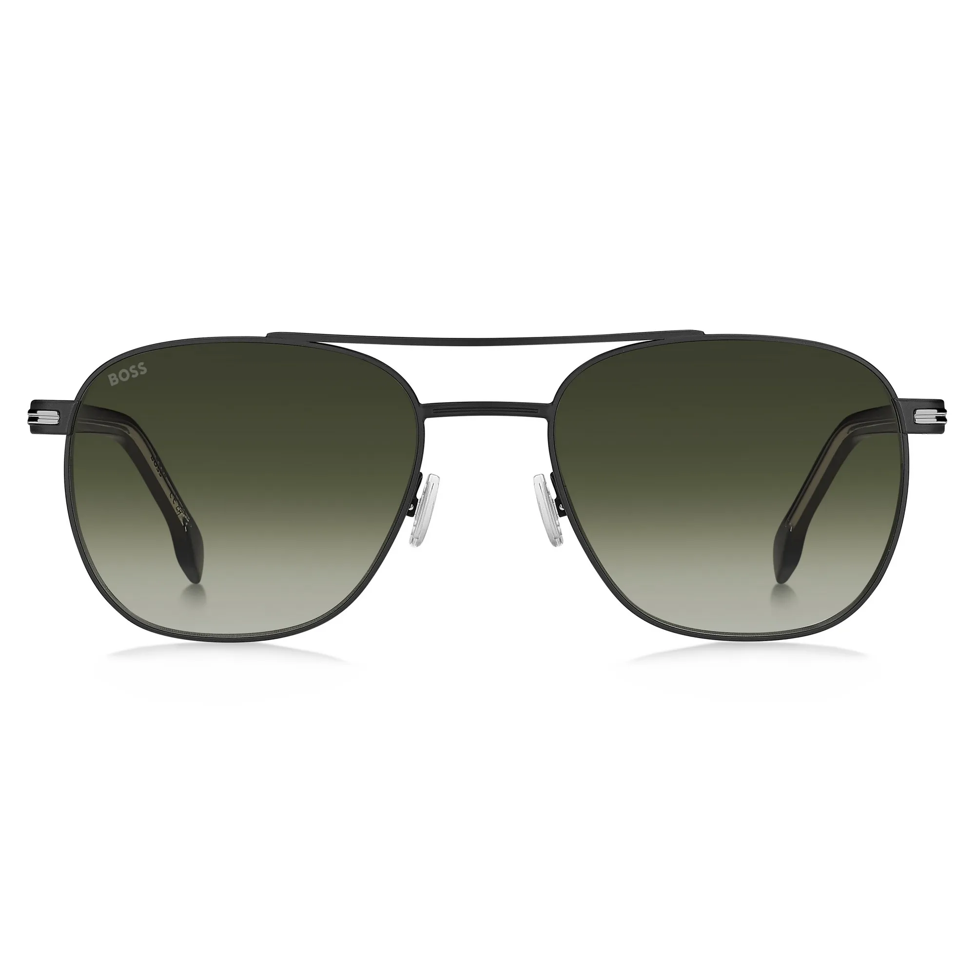   Hugo Boss 1723/S - K87 9K Argento Opaco Nero | Occhiale Da Sole Uomo 