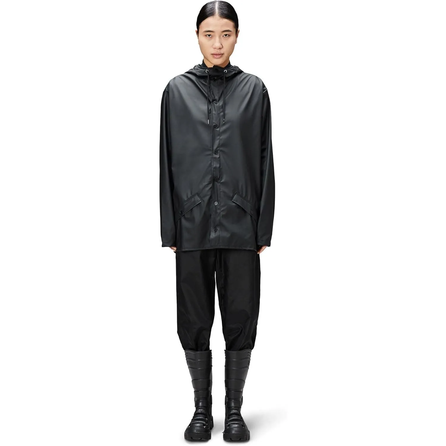 Impermeabile RAINS Unisex Nero
