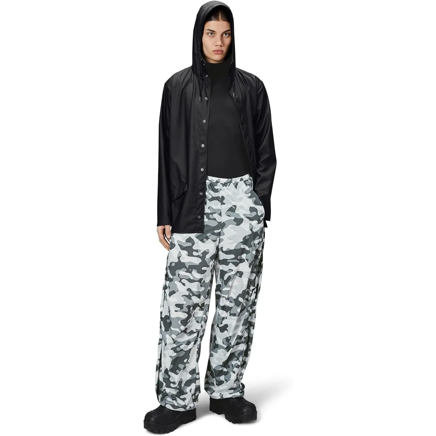 Impermeabile RAINS Unisex Nero