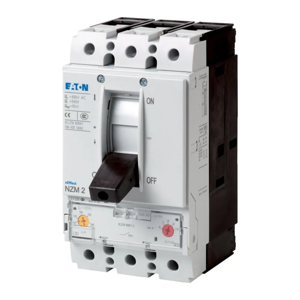 Interruttore automatico con contenitore stampato MCCB 271105 NZMB2-A250-NA, 3, 250A, potere di interruzione 18,5 kA,