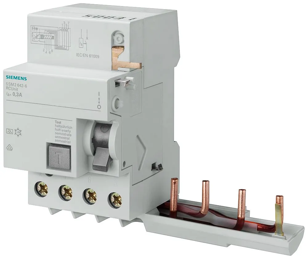 Interruttore magnetotermico Siemens, 4P 63A, Tipo A