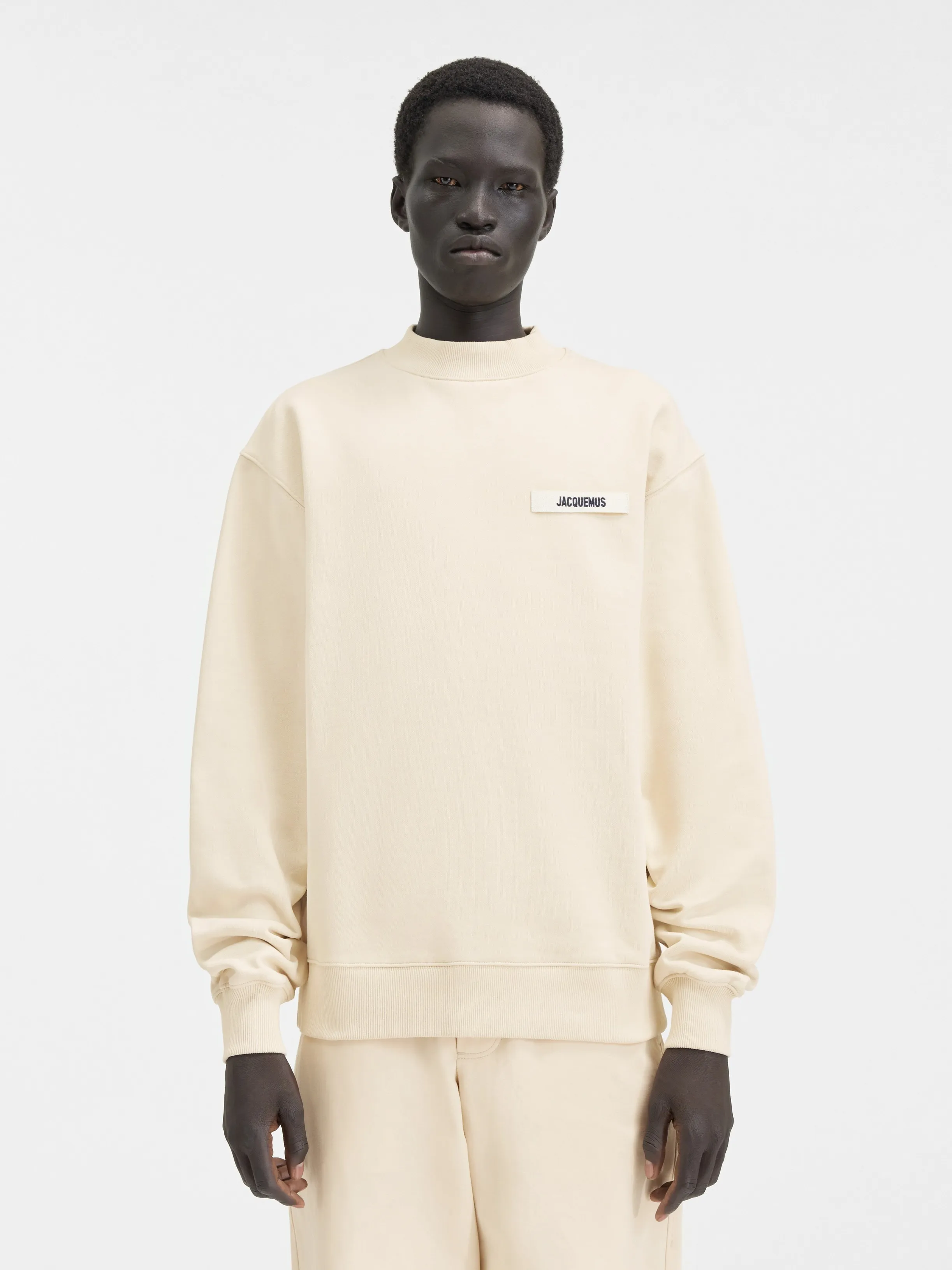 JACQUEMUS FELPA LE SWEATSHIRT GROS GRAIN