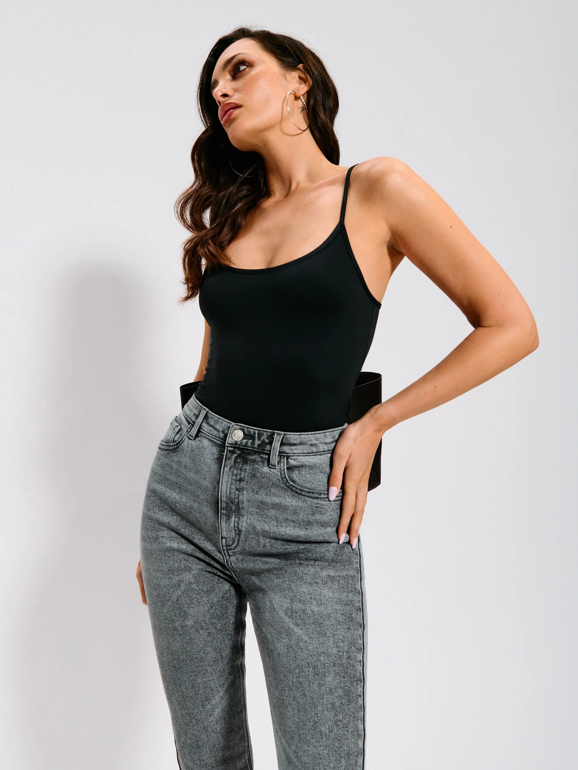 Jeans super skinny a vita alta