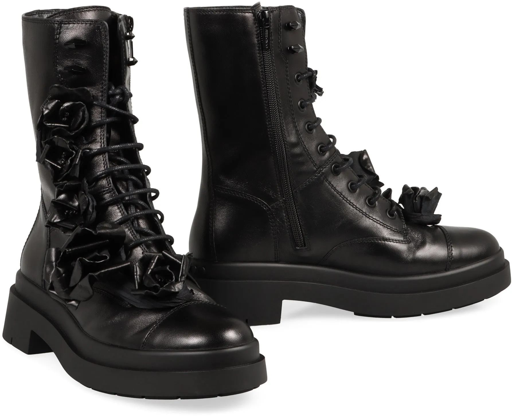 Jimmy Choo Stivali stringati Nari in pelle