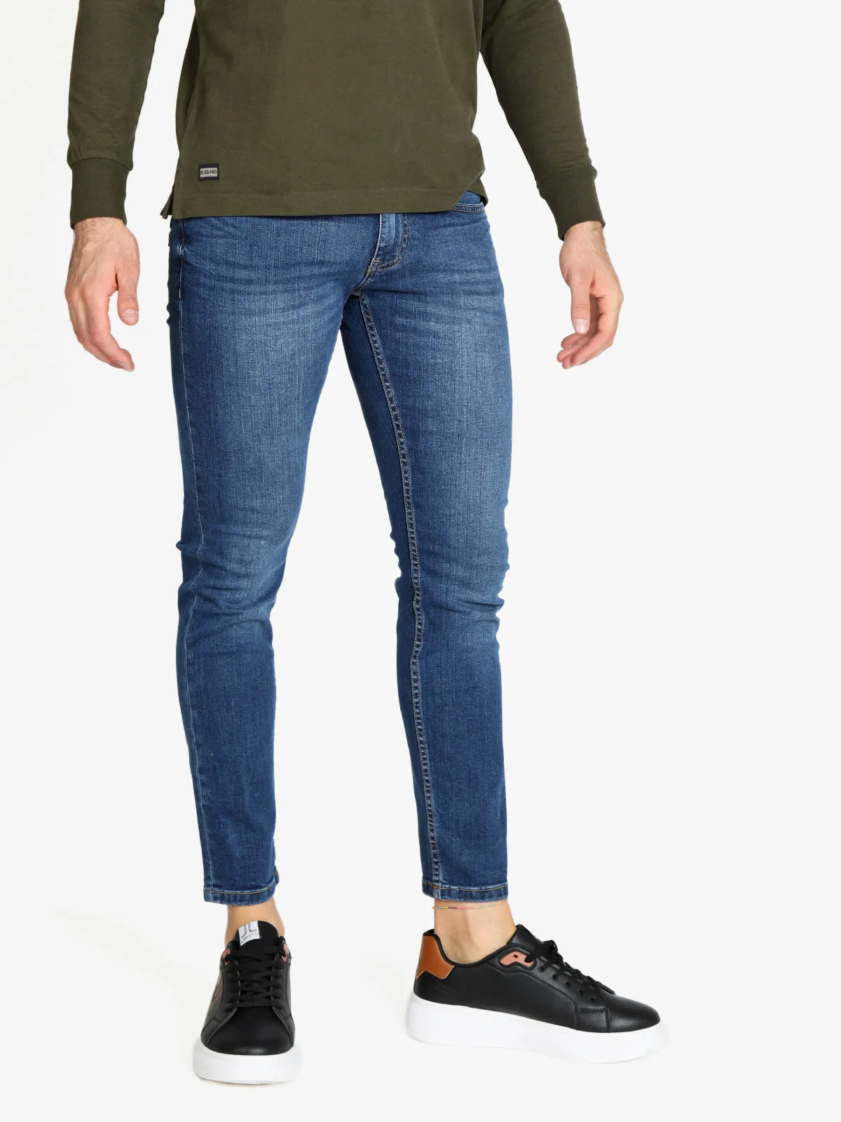 Johnny Looper Jean coupe slim pour homme