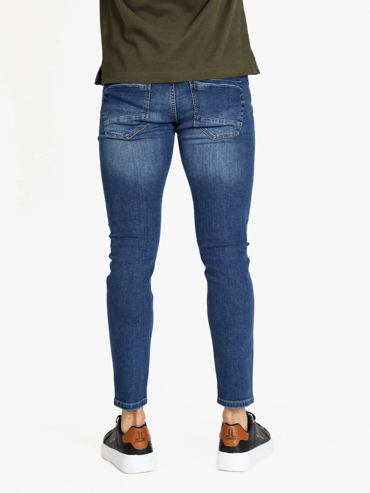 Johnny Looper Jean coupe slim pour homme