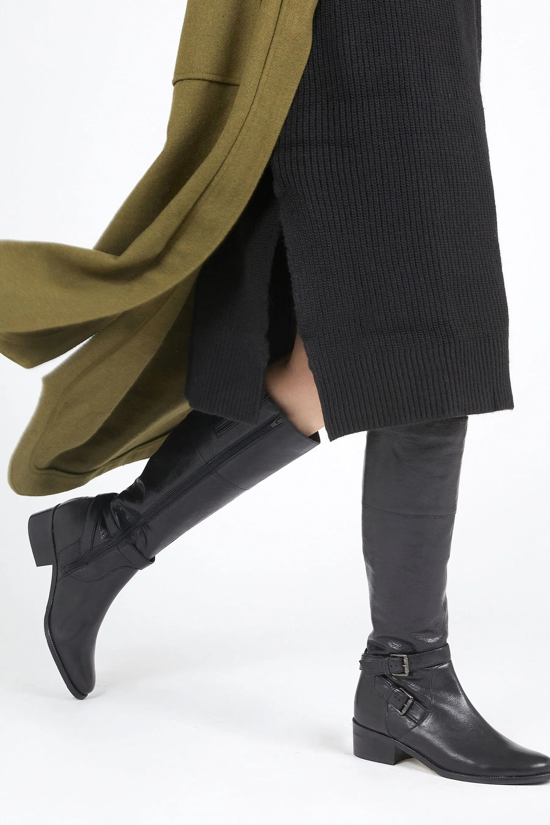 Jones Bootmaker - Phoebe - Nero in pelle - Stivali