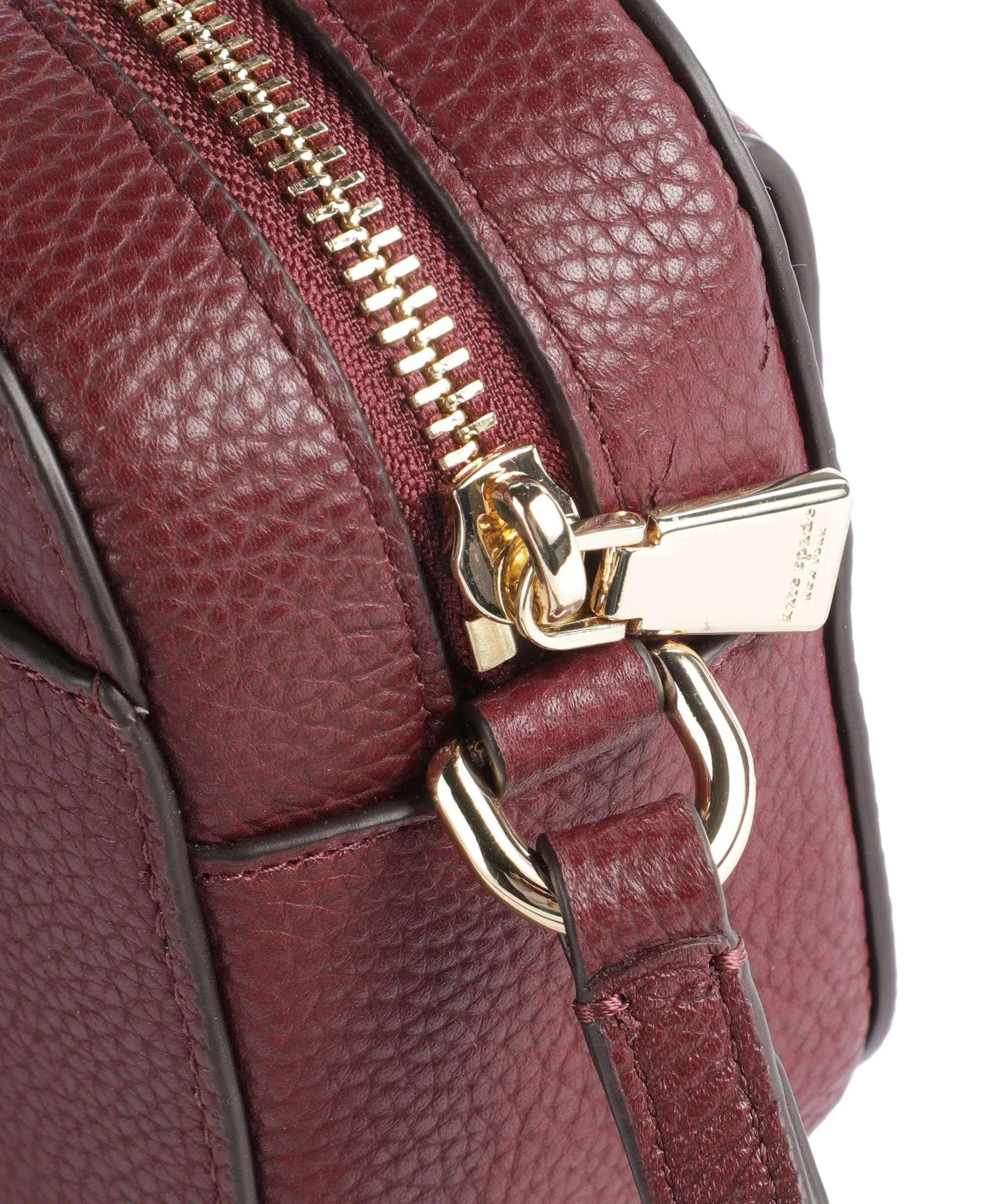  Kate Spade New York Ava Borsa a tracolla pelle granulata rosso scuro  