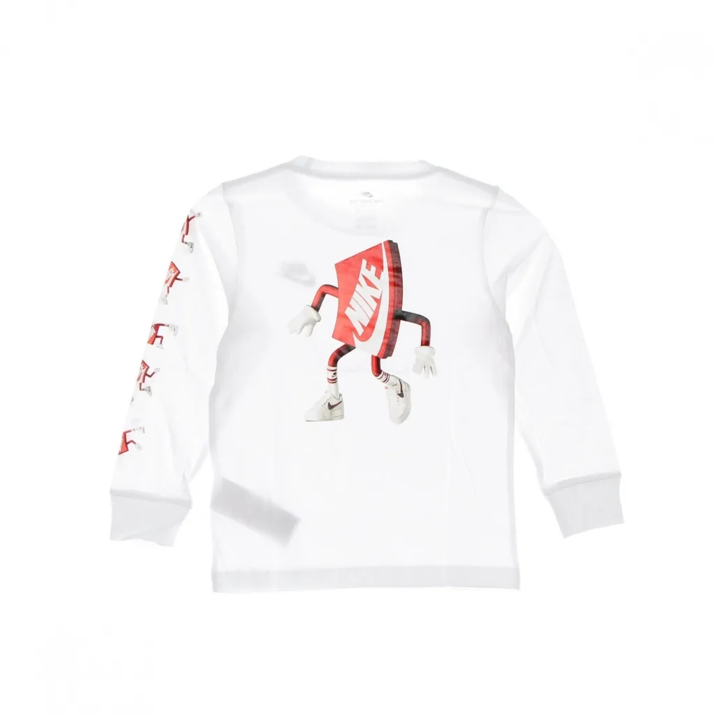 maglietta manica lunga bambino boxy dance l/s tee WHITE