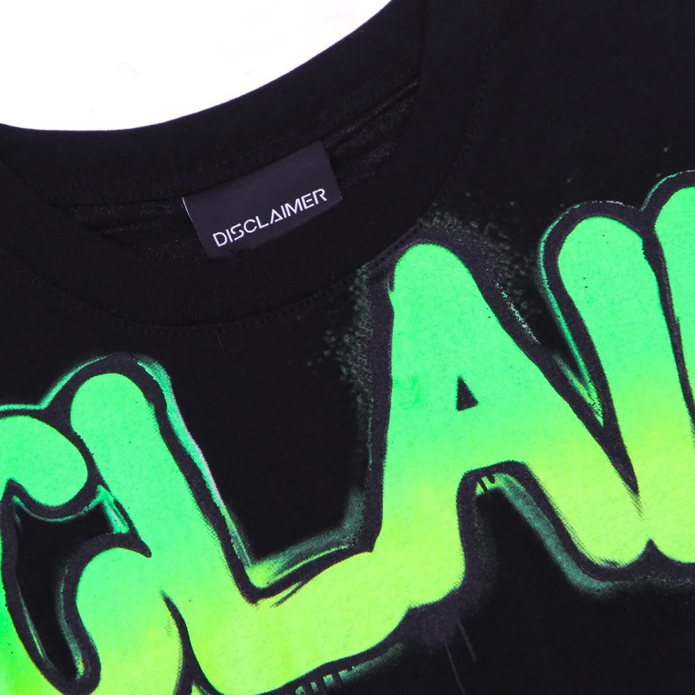 Maglietta Uomo Big Logo Tee Black/fluo Yellow