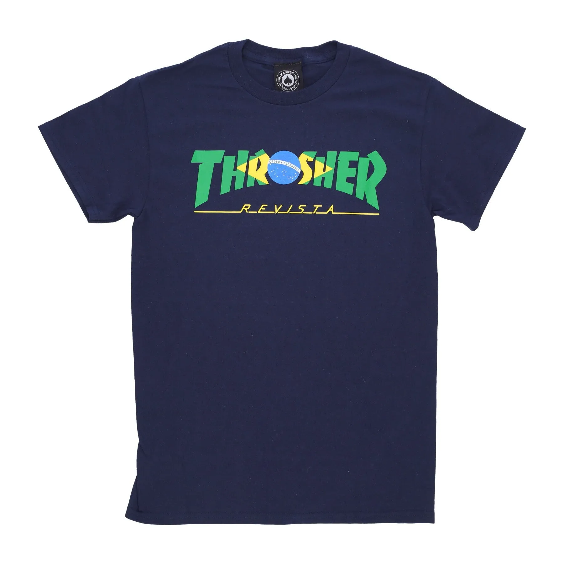 Maglietta Uomo Brazil Revista Tee Navy