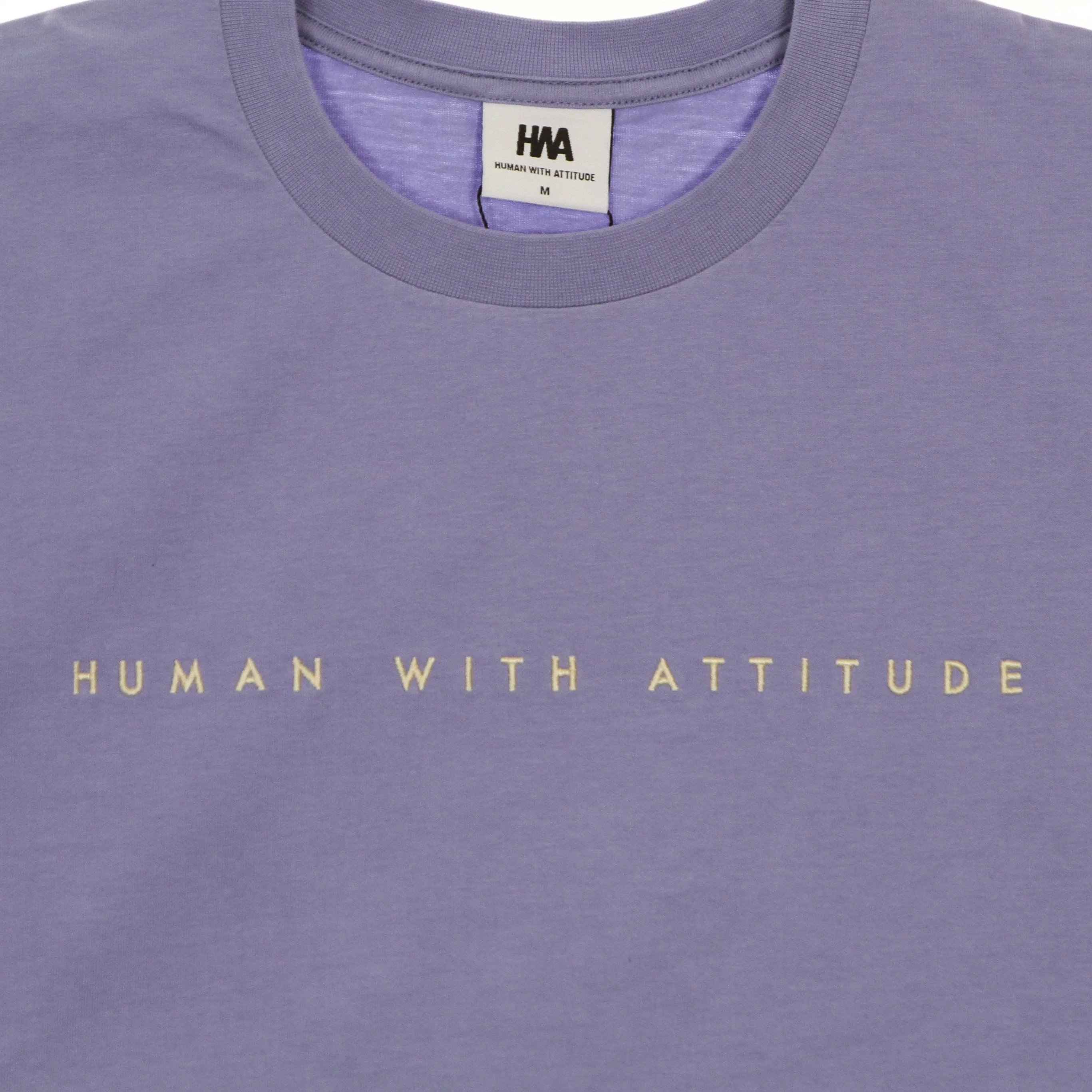 Maglietta Uomo Embroidered Logo Tee Lavender