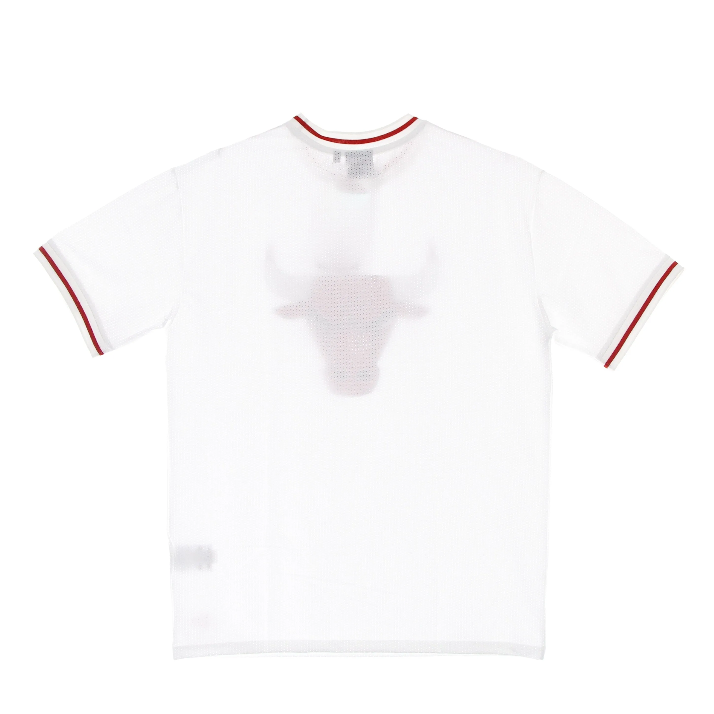 Maglietta Uomo Nba Mesh Team Logo Oversized Tee Chibul White