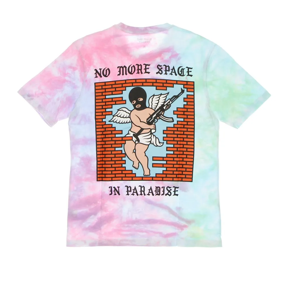 Maglietta Uomo No More Space Tee Pink/green Tie Dye