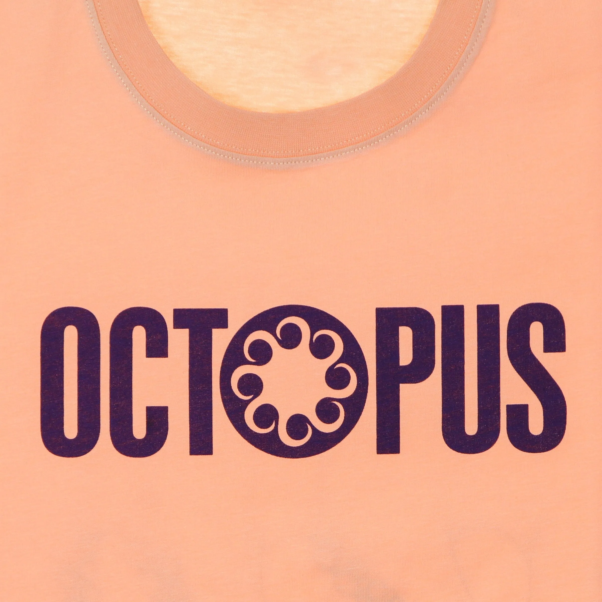 Maglietta Uomo Outline Logo Tee Peach