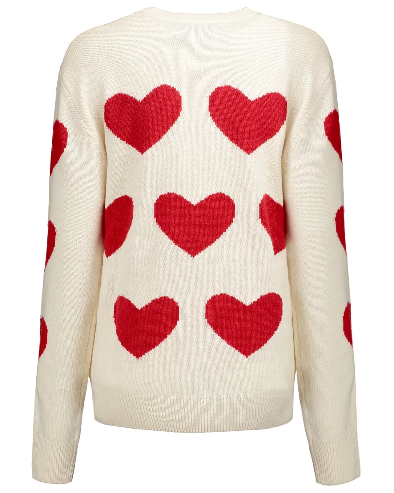 Maglione All I Want For Christmas cuori