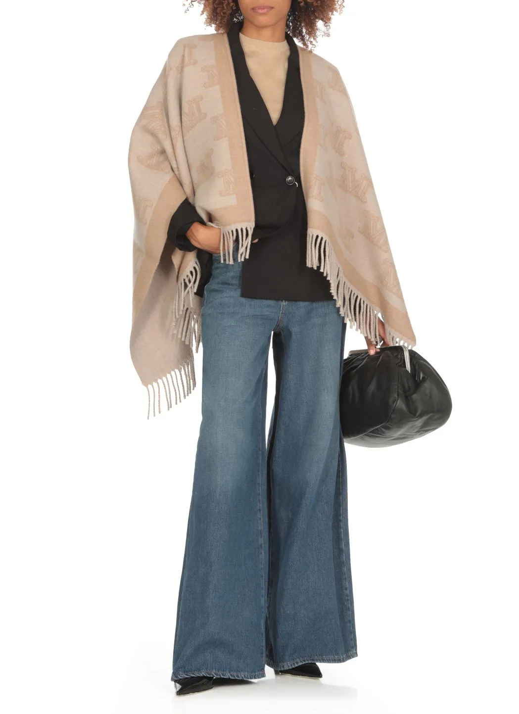  Max Mara Studio Mantella con monogramma 