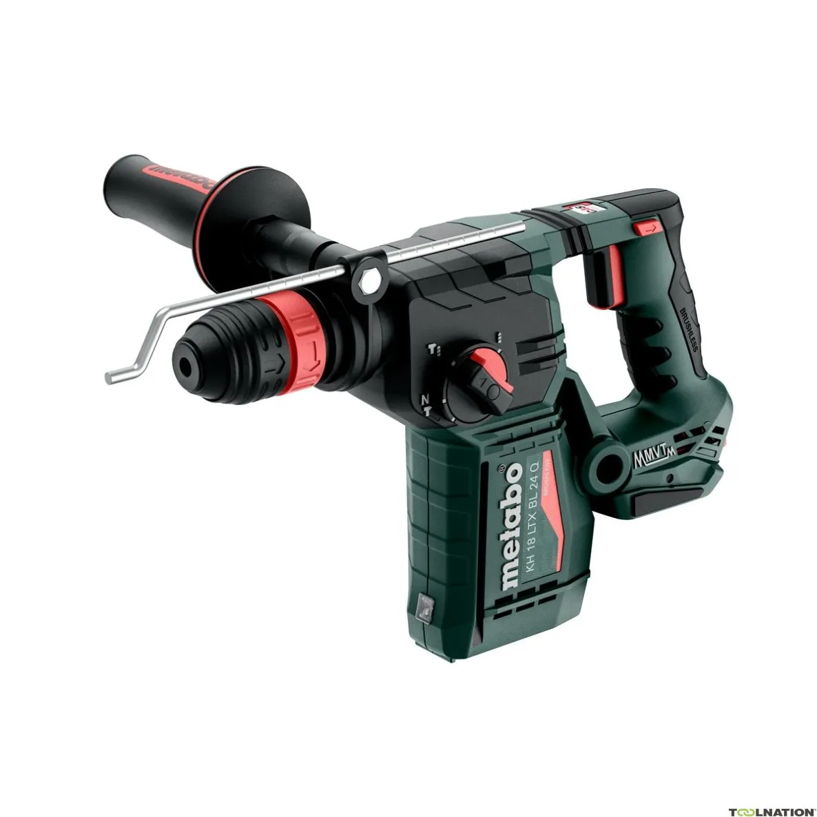 Metabo 601714850 KH 18 LTX BL 24 Q Martello combinato a batteria SDS-Plus 18V senza batterie e caricabatterie