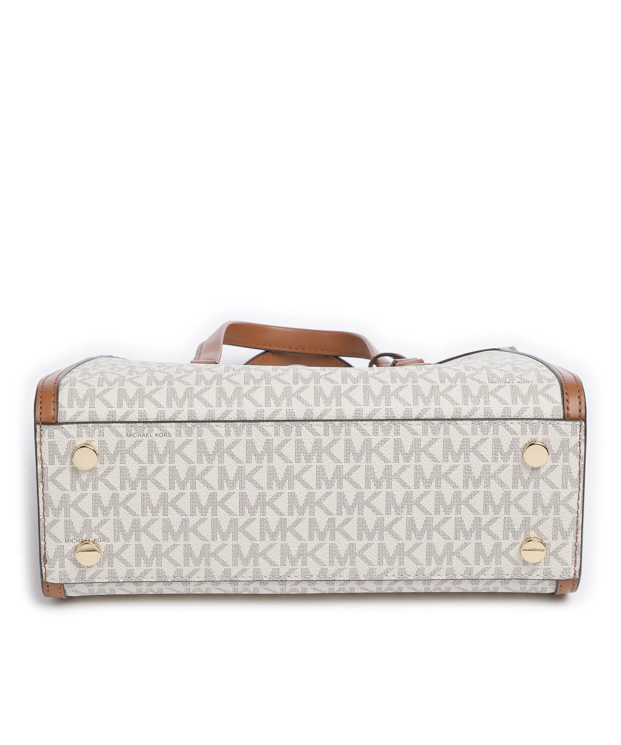  Michael Kors Chantal Borsa a mano tela avorio/marrone  
