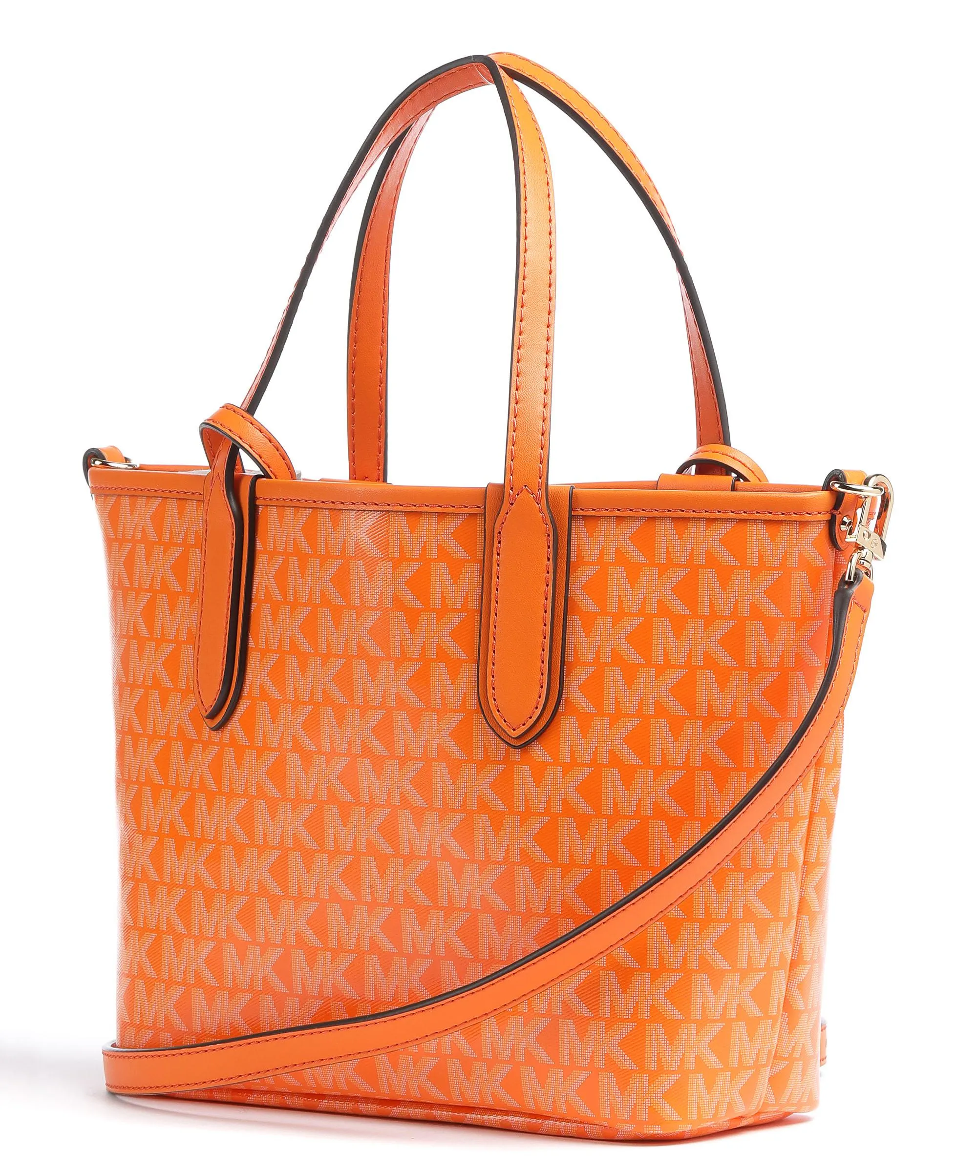  Michael Kors Eliza Borsa a mano plastica arancio  