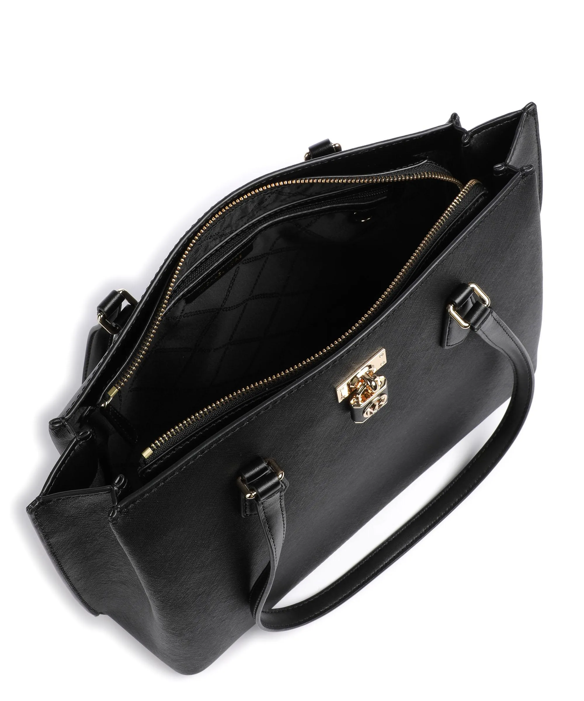  Michael Kors Ruby Borsa shopper pelle di vacchetta saffiano nero  