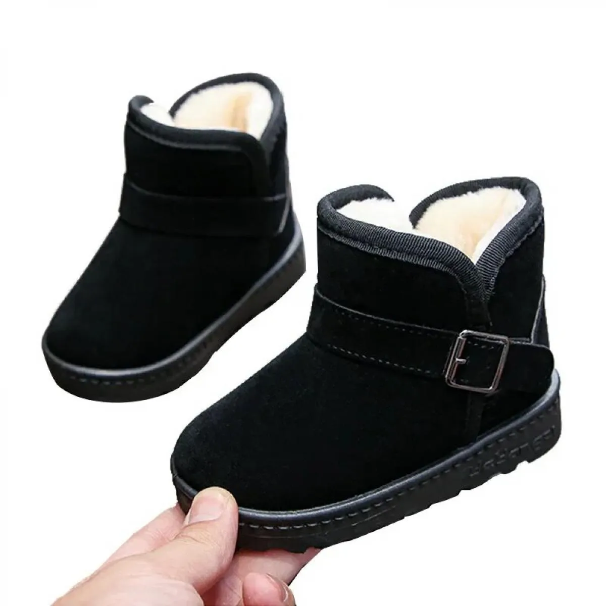 Moda bambini scarpe casual per ragazze ragazzi stivali da neve in cotone nuovo 2024 inverno caldo peluche stivali per bambini sc