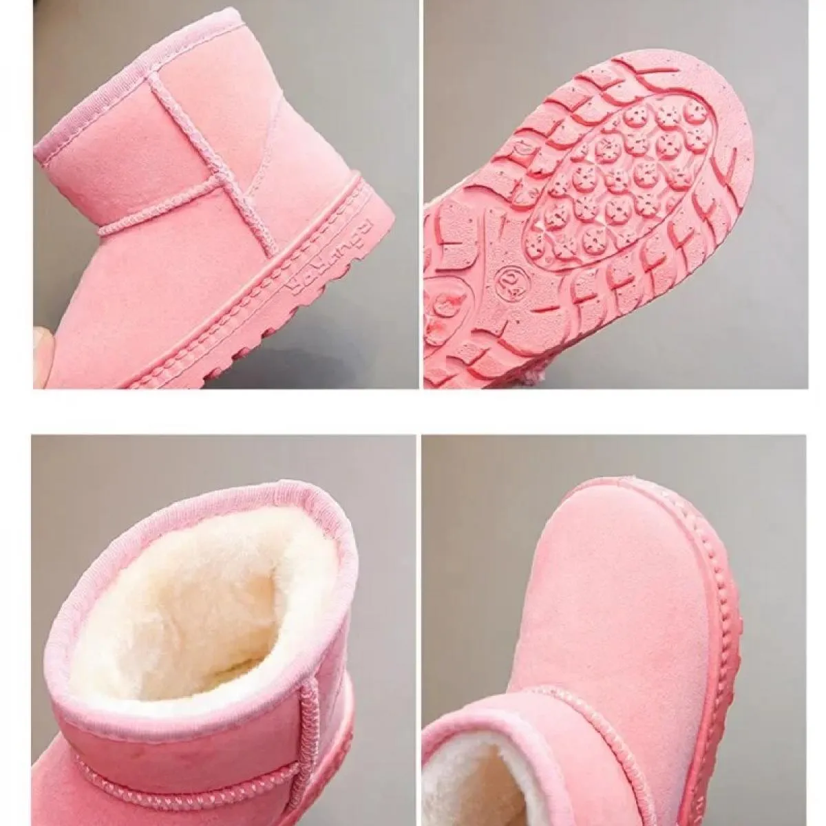 Moda bambini scarpe casual per ragazze ragazzi stivali da neve in cotone nuovo 2024 inverno caldo peluche stivali per bambini sc