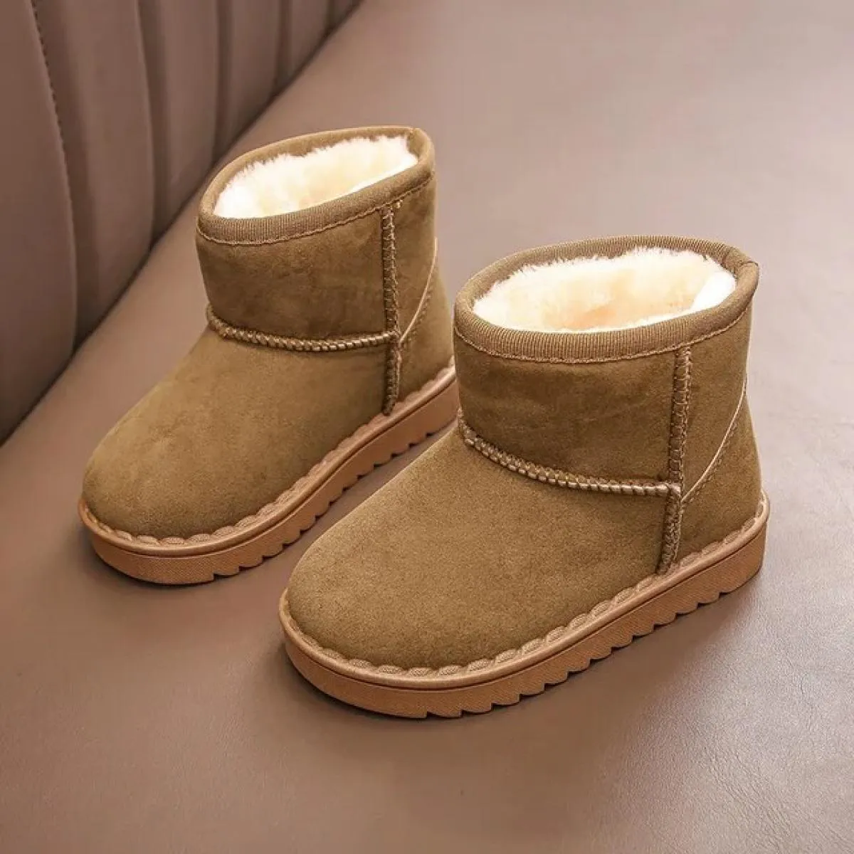Moda bambini scarpe casual per ragazze ragazzi stivali da neve in cotone nuovo 2024 inverno caldo peluche stivali per bambini sc