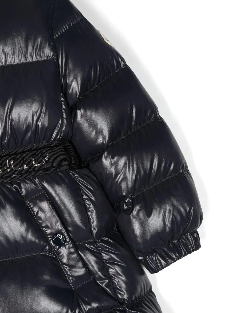 MONCLER KIDS piumino Alis in nylon lucido