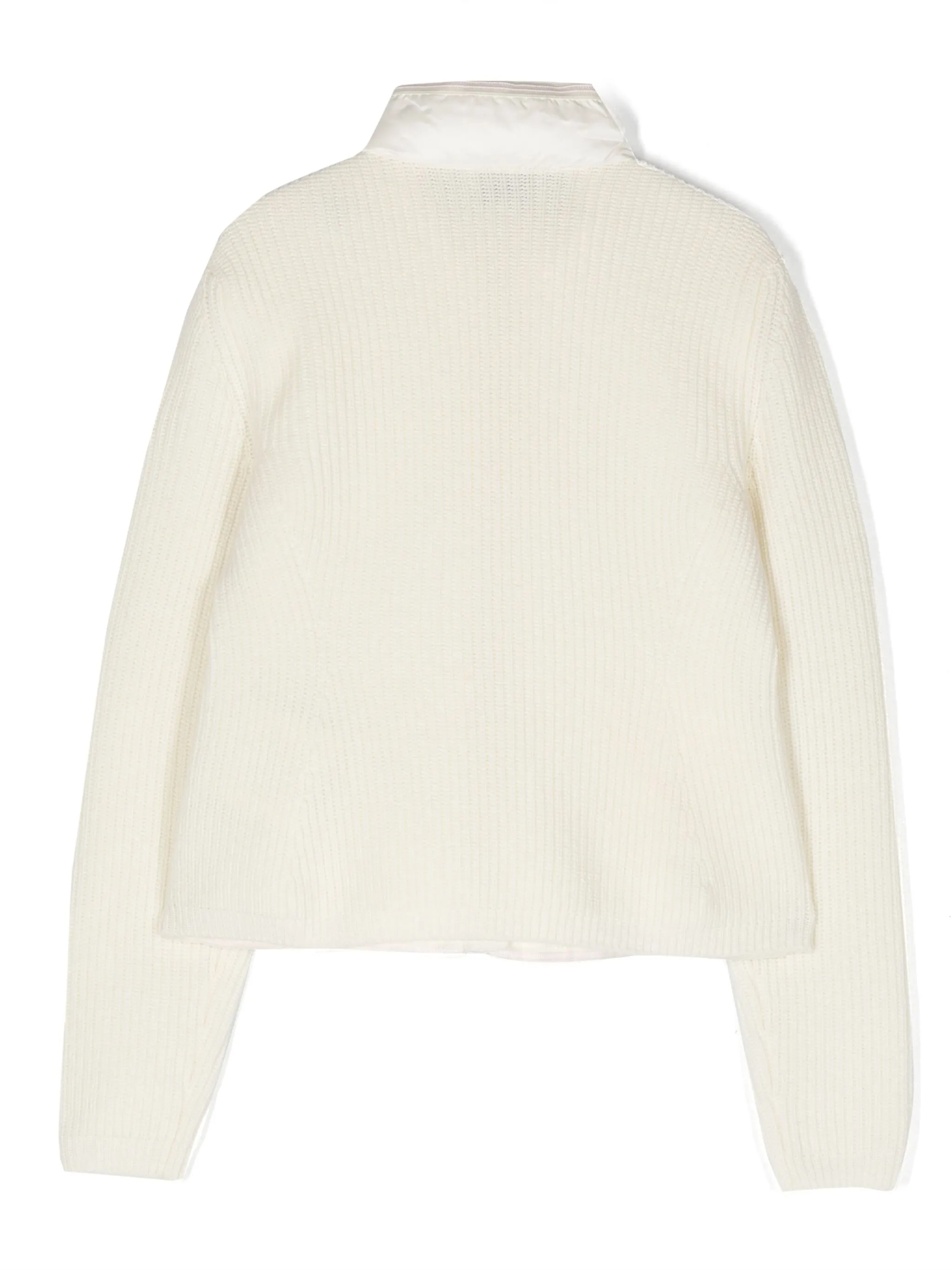 MONCLER KIDS piumino in maglia e nylon