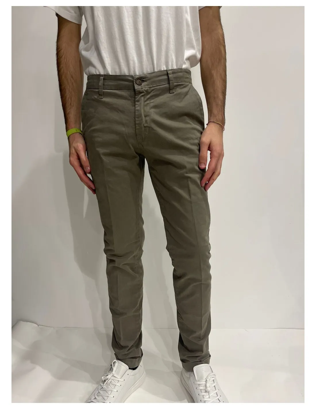 MORO PANTALONE UOMO T.A. RASO SLIM