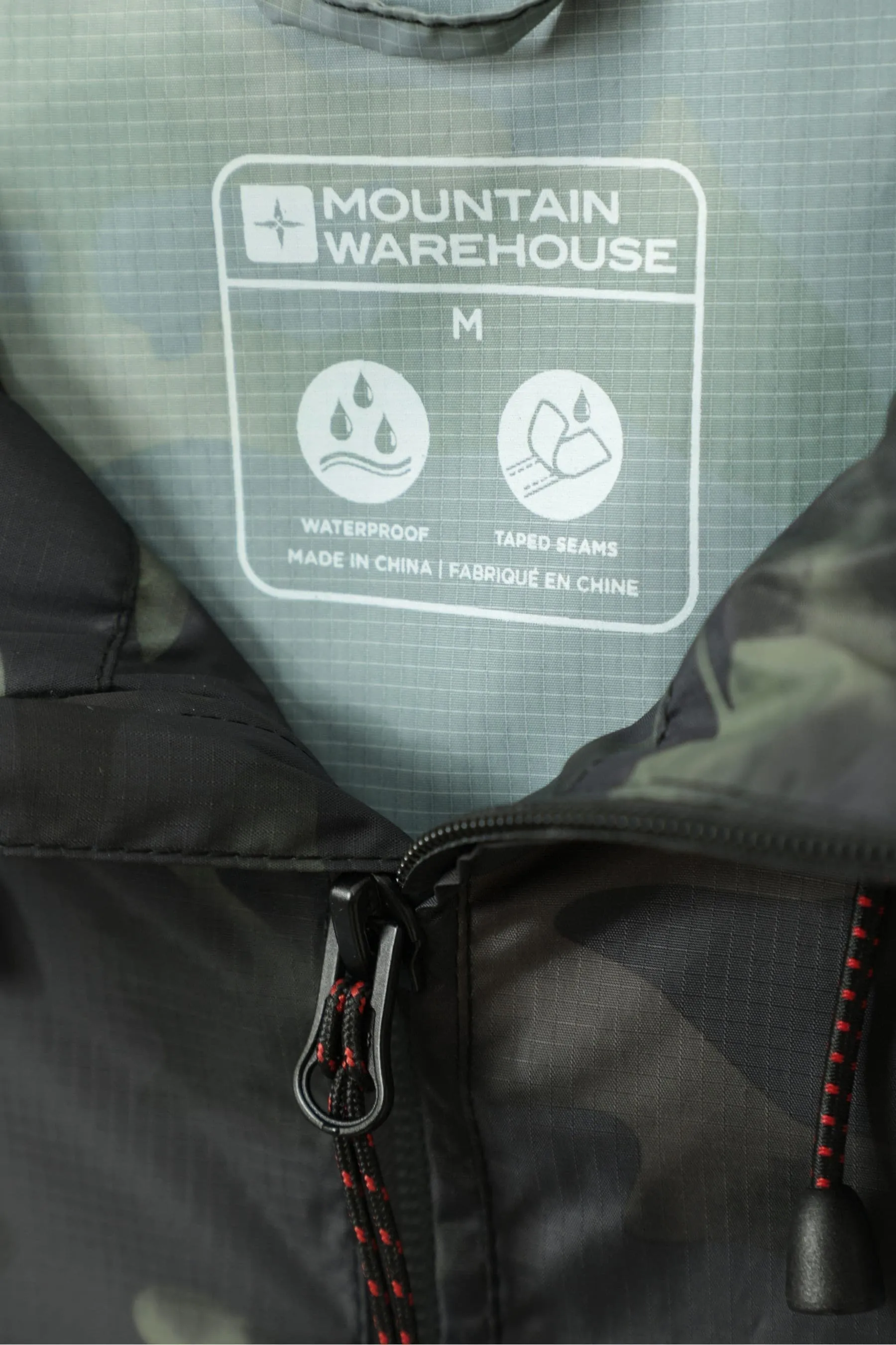Mountain Warehouse Uomo - Swerve - Giacca a vento impermeabile con stampa